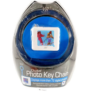 VR3 Digital Photo Key Chain Holds 72 Photos Rechargeable